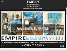 Tablet Screenshot of empirefurniturenewcastle.com.au